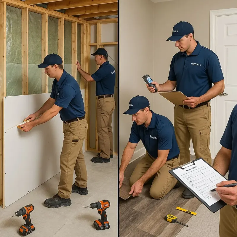 Repairs and Reconstruction process in Plymouth County, IA